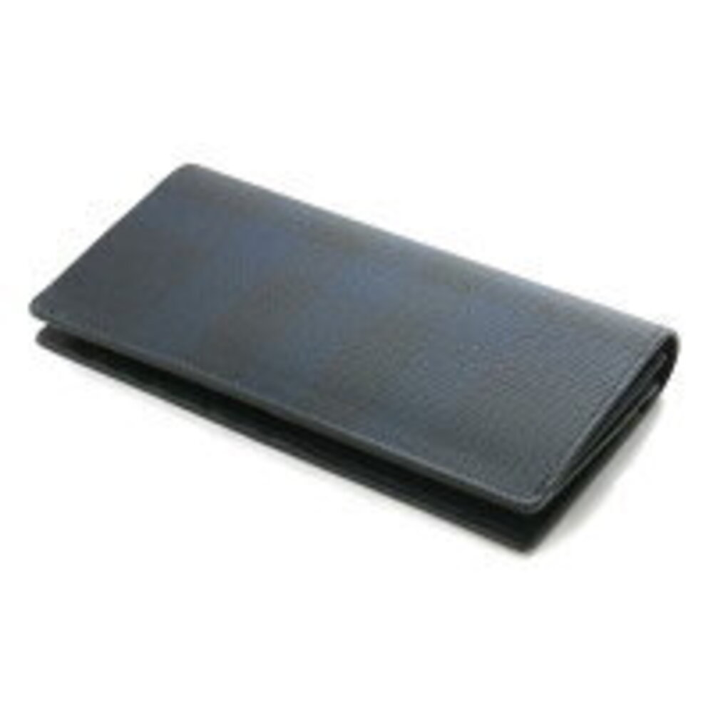 Burberry NCE Check Cavendish Wallet Blue Long Navy - Picture 5 of 5